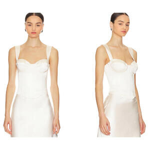 Runaway The Label Oura Bustier Runaway  ivory size M NWT $95msrp
